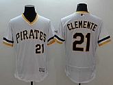 Pittsburgh Pirates #21 Roberto Clemente White 2016 Flexbase Authentic Collection Cooperstown Stitched Jersey,baseball caps,new era cap wholesale,wholesale hats